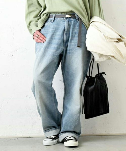 Ordinary fits｜ベルト付きデニムパンツ [[OLF-P037]][C] | ma28