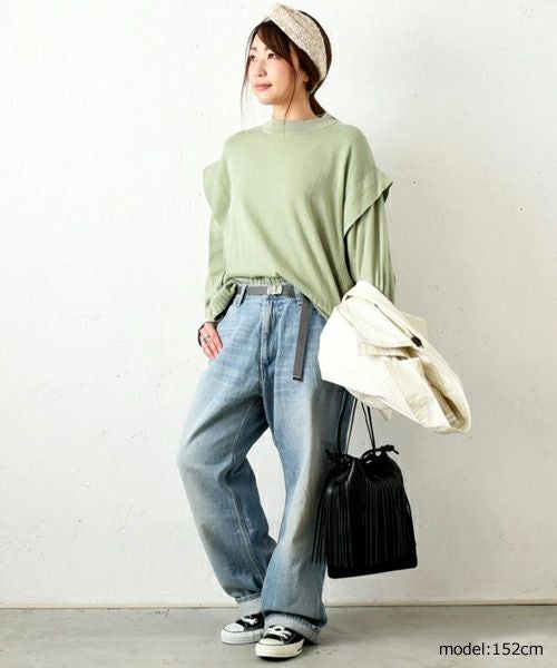 ordinary fits★ベルト付きデニムパンツ　サイズ00 Ordinary fits｜ベルト付きデニムパンツ [[OLF-P037]][C] | ma28