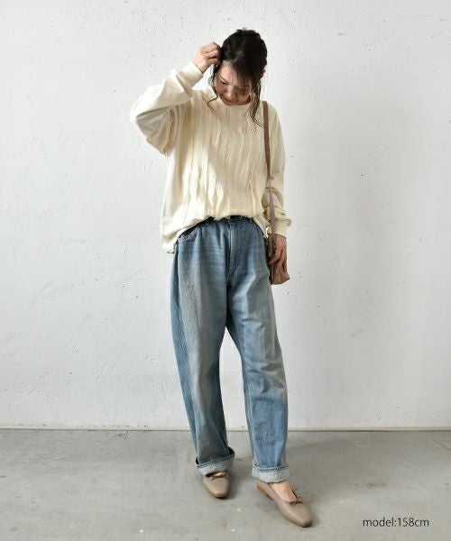 オーディナリーフィッツ　レディース　ベルト付きデニムパンツ Ordinary fits｜ベルト付きデニムパンツ [[OLF-P037]][C] | ma28