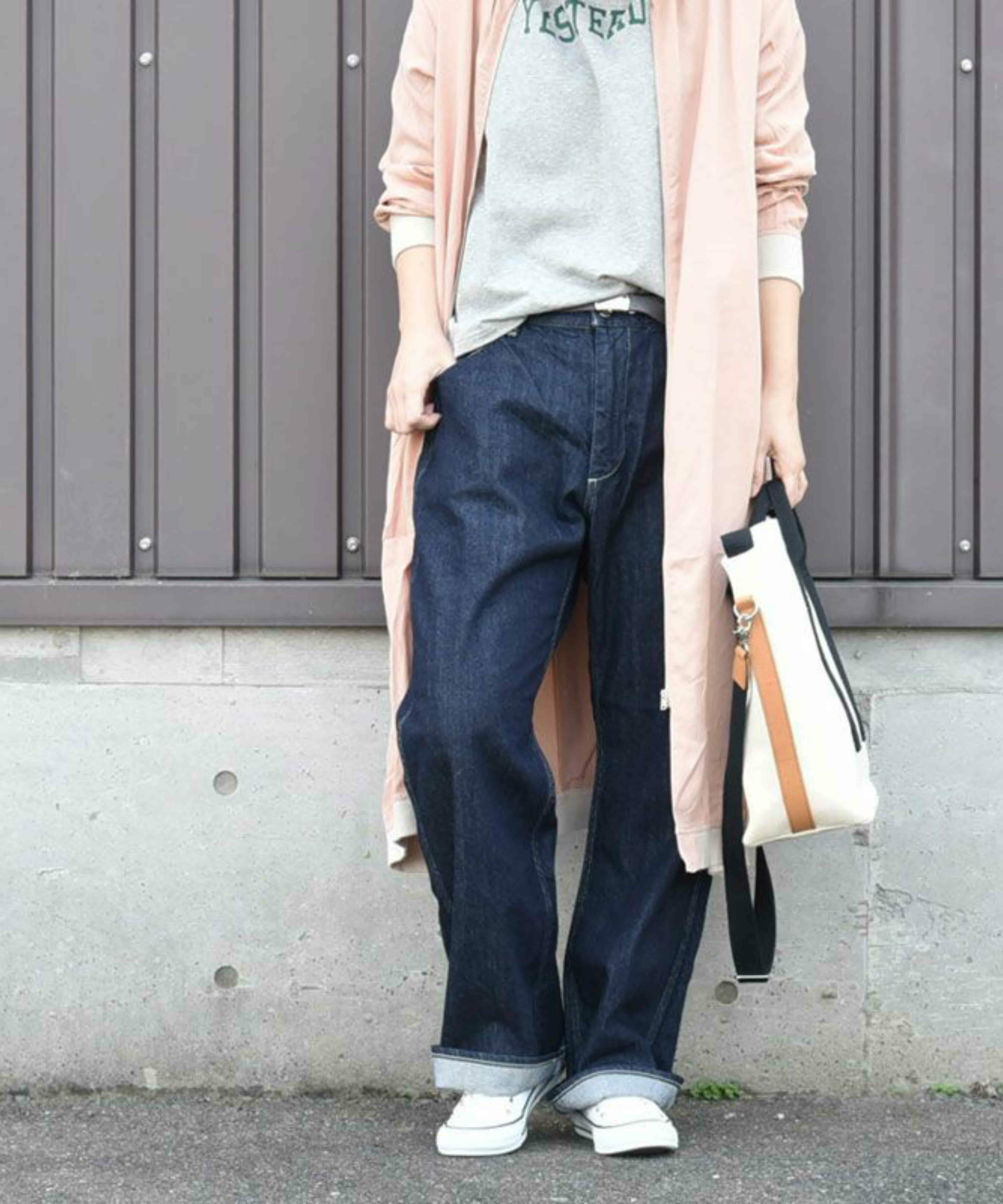 hughug　Ordinary fits　ベルト付きデニムパンツ　00 Ordinary fits｜ベルト付きデニムパンツ [[OLF-P037OW]][C] | ma28