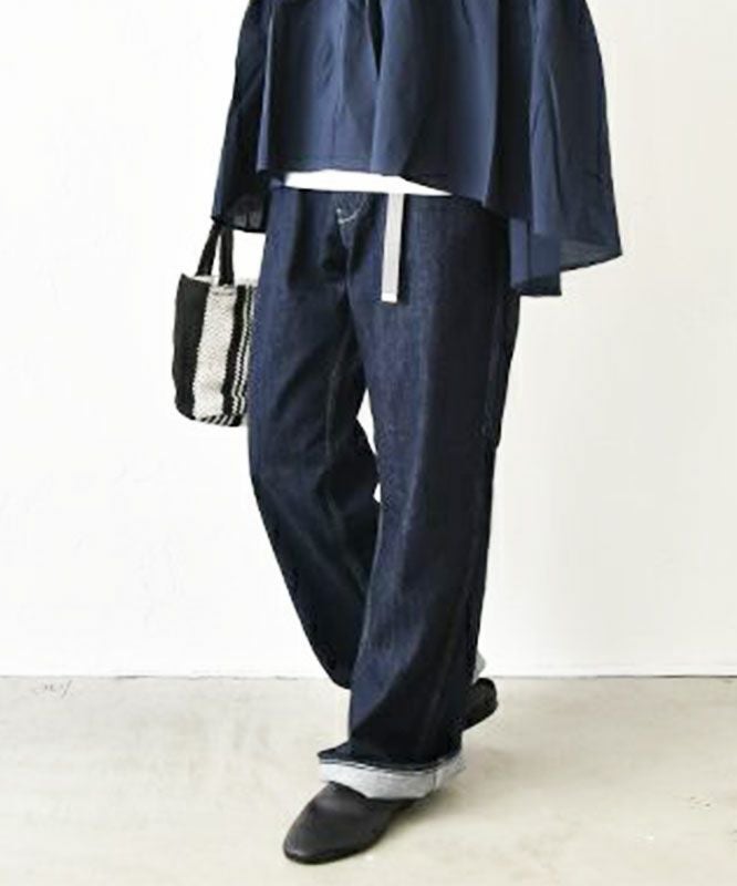 hughug　Ordinary fits　ベルト付きデニムパンツ　00 Ordinary fits｜ベルト付きデニムパンツ [[OLF-P037OW]][C] | ma28