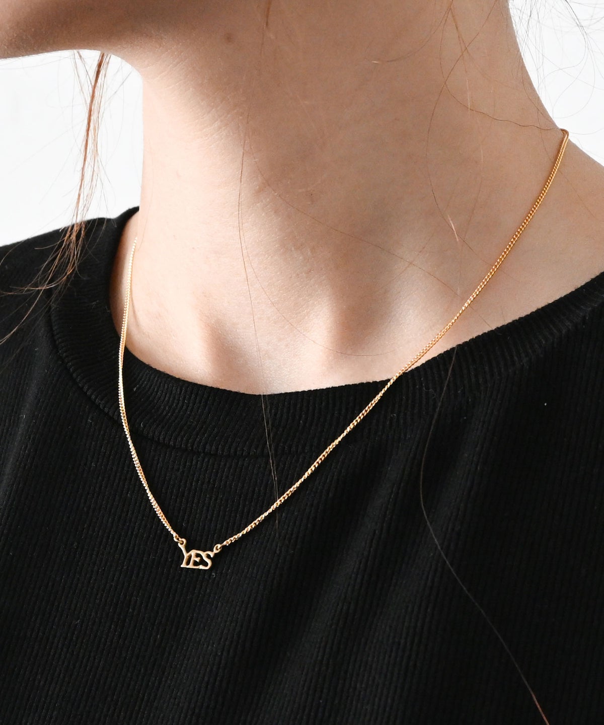 Aquvii｜YES NO ネックレス [[aq.132]][C]