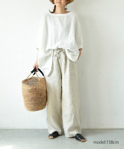 hagumu｜麻カットタンク [[C-672]][C]