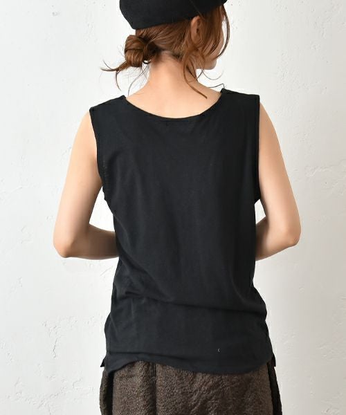 hagumu｜麻カットタンク [[C-672]][C]