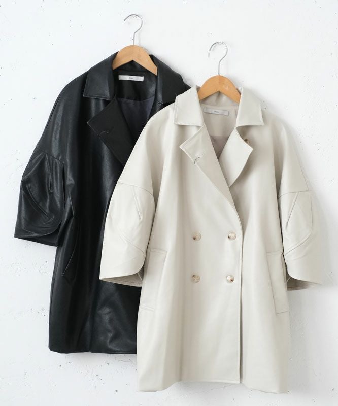 Doux.｜エコレザーコート [[D-2340000]][C] | ma28 ONLINE STORE