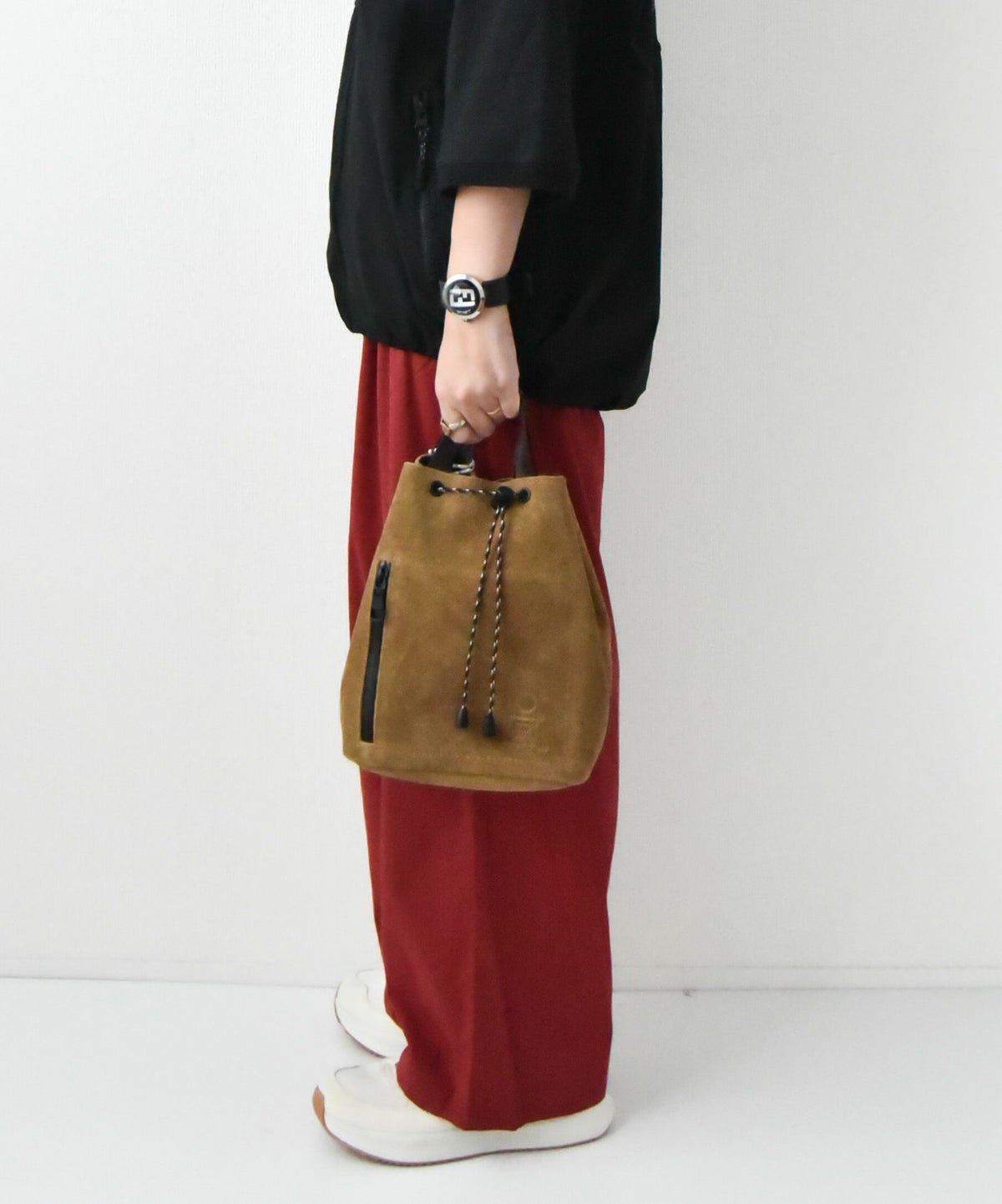 AS2OV　(アッソブ)｜防水スエード巾着バッグ[[091754]][D]