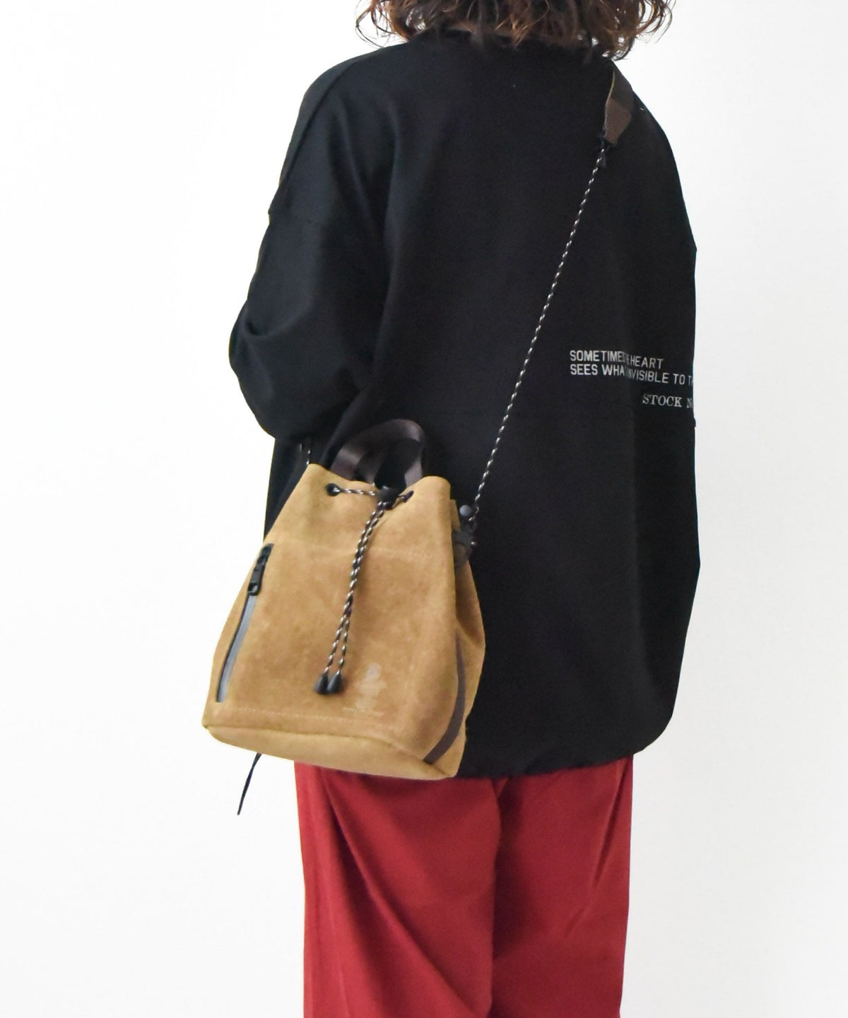 AS2OV　(アッソブ)｜防水スエード巾着バッグ[[091754]][D]