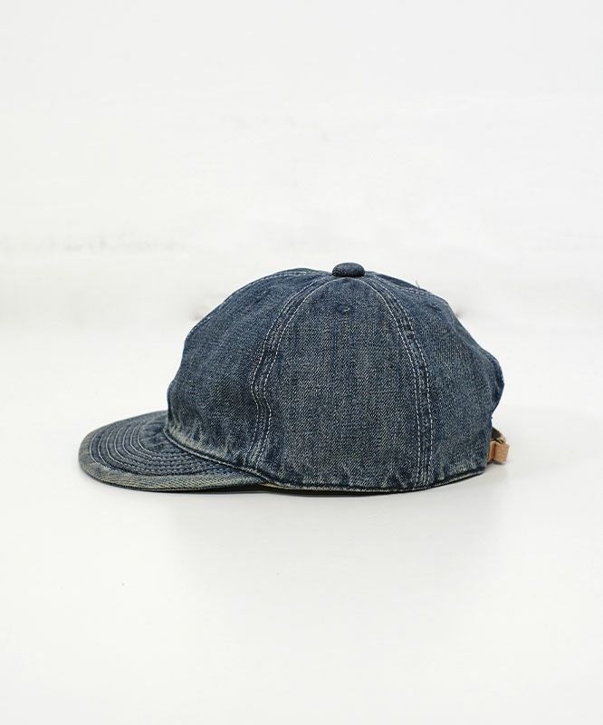 HIGHER｜SELVEDGE DENIM CAP [[HT18006-USED]][D]