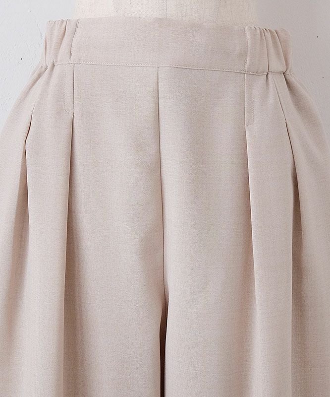 un cinq｜メランジワイドタック コクーンパンツ [[U24-02]]