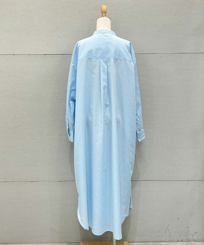 day standard｜バンドカラーシャツOP [[36-0086]][D]