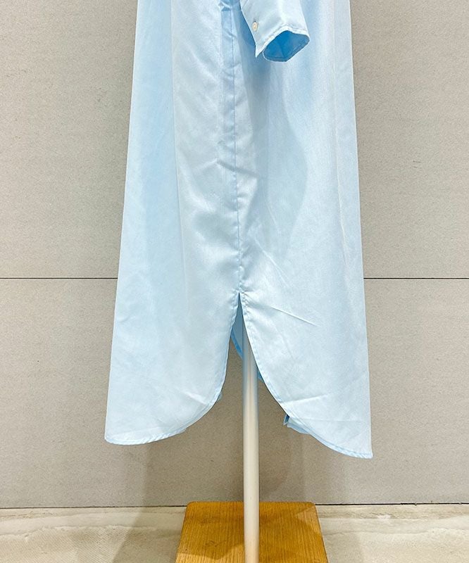 day standard｜バンドカラーシャツOP [[36-0086]][D]