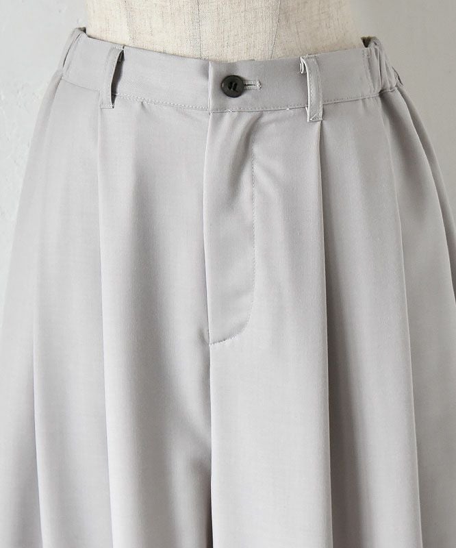 HUMS｜レーヨン混タックパンツ [[H23037]]