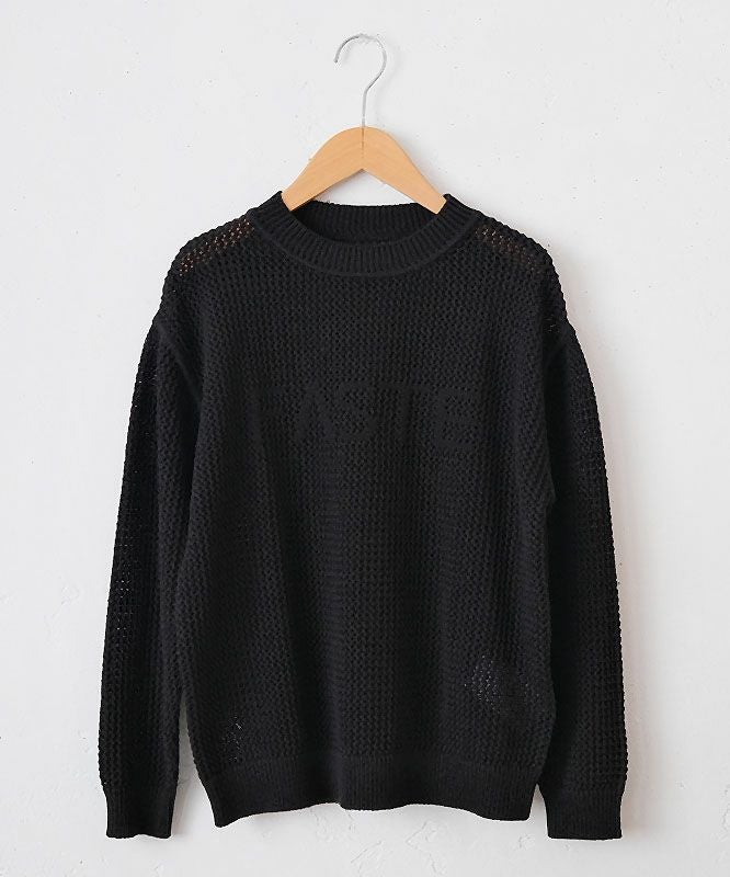 HUMS｜ロゴメッシュニット [[HU-PO-07]]