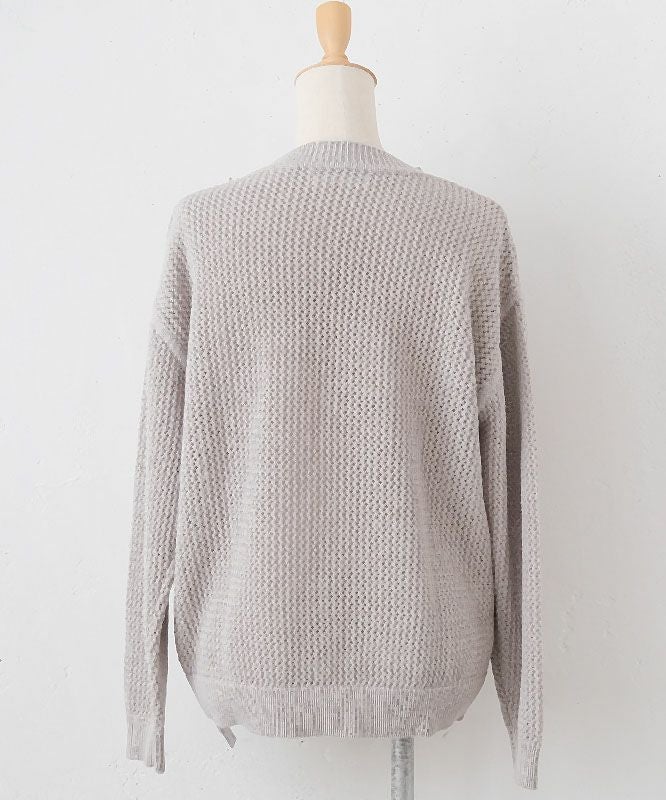 HUMS｜ロゴメッシュニット [[HU-PO-07]]