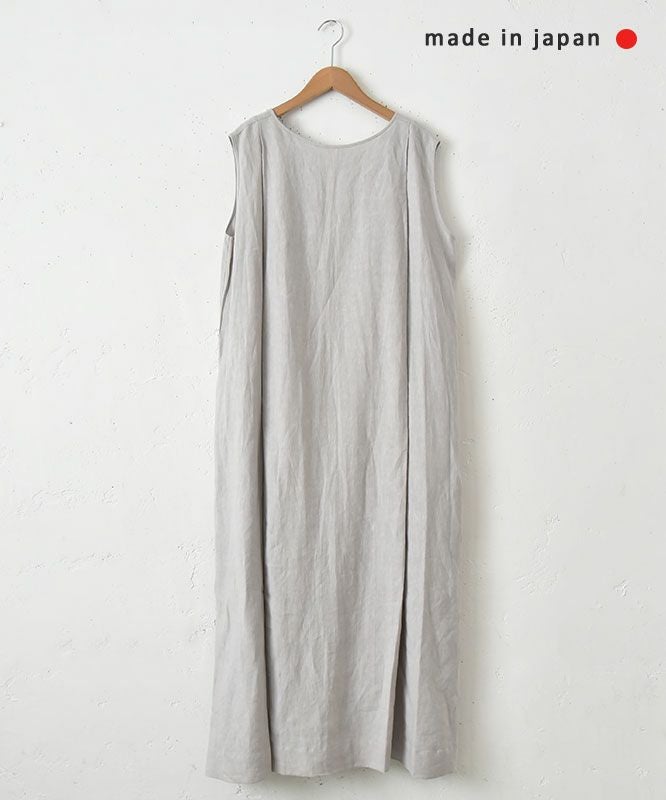 Soi-e｜リネンノースリーブワンピース [[821334]]