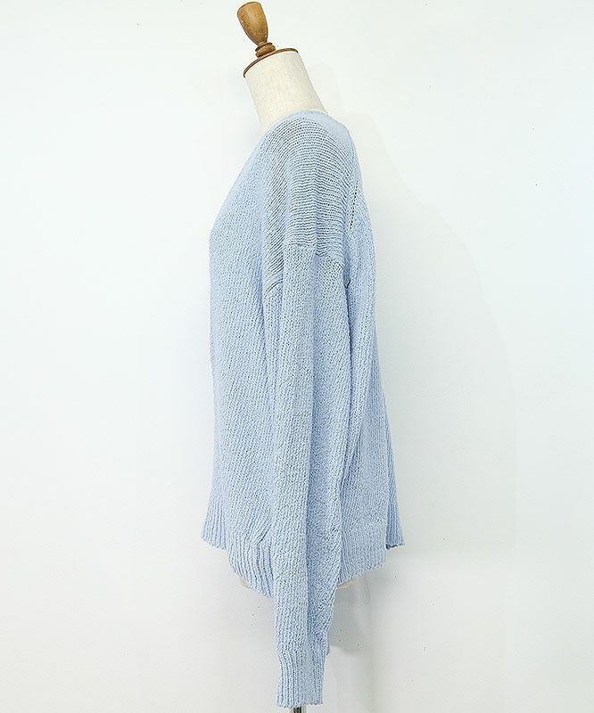 HUMS｜Vネックオーバーニット [[MT-0418]]