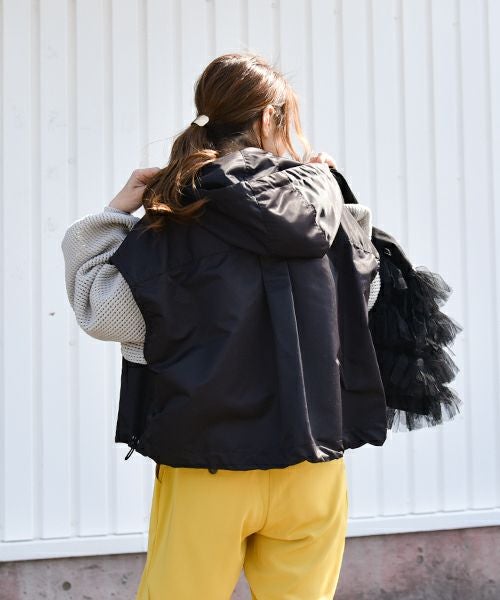新品　ブラック　TRANOI. フリルブルゾン TRANOI.｜フリルBAG [[203S603]][C] | ma28 ONLINE STORE
