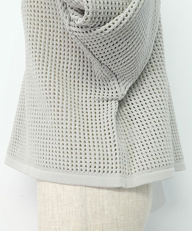 ROSIEE｜メッシュクロップド丈ニット [[R581235]]