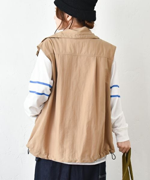 and quarter｜ナイロンベスト [[CE2VE240302]][C]