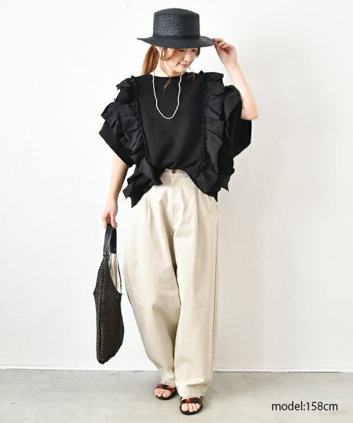 TRANOI.｜フリルデザインプルオーバー [[212R231]][C]