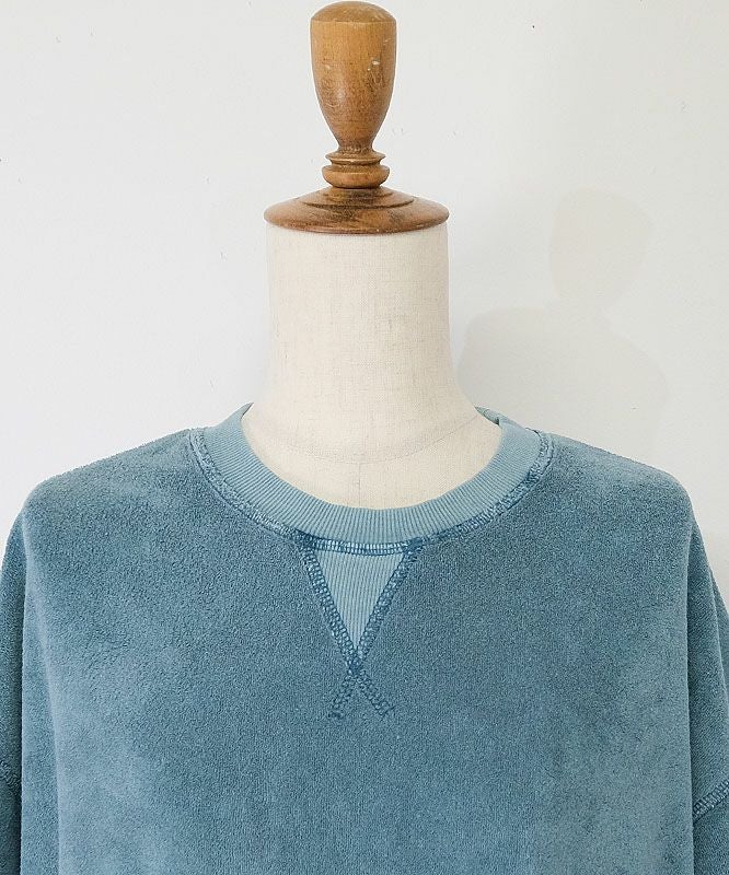 Gives a sense of fullment｜パイル素材オーバーカットソー [[642510]]