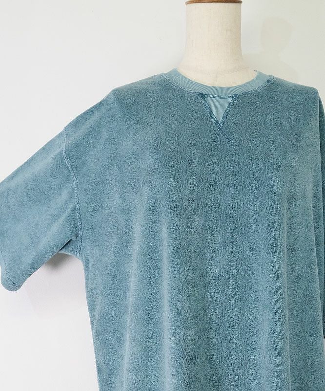 Gives a sense of fullment｜パイル素材オーバーカットソー [[642510]]