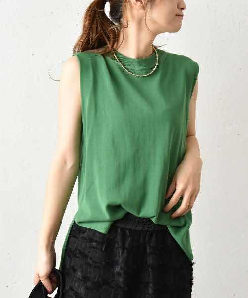 HUMS｜ノースリーブニット [[090010]][C]