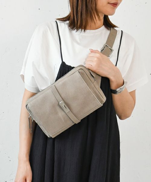 M.U.L. M.U.L デニムレザー ショルダーバッグ ペイント有り M.U.L｜デニムレザーショルダーバッグ [[MUL040-704319-2]][F] | ma28