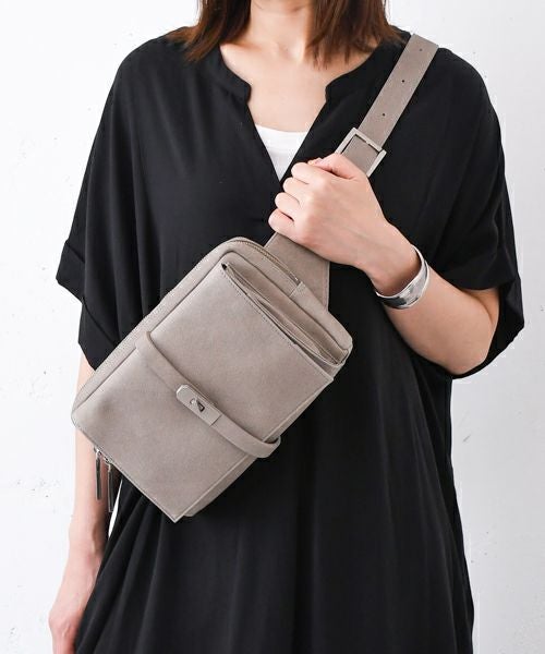 M.U.L. M.U.L デニムレザー ショルダーバッグ ペイント有り M.U.L｜デニムレザーショルダーバッグ [[MUL040-704319-2]][F] | ma28