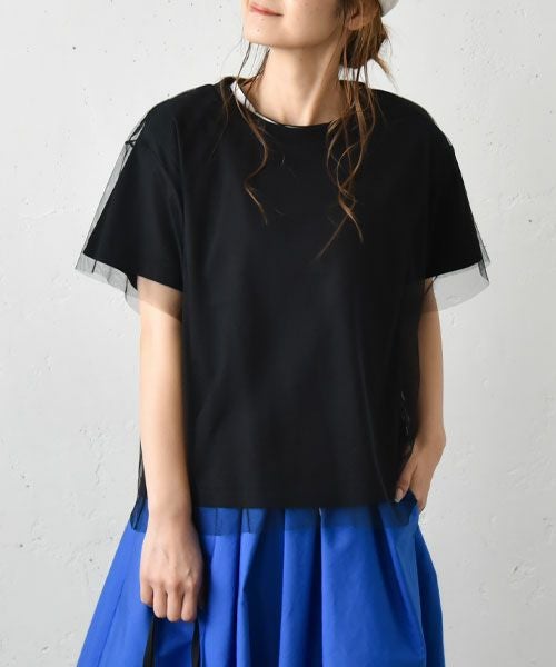 RNA｜チュールレイヤードTシャツ [[M2239]][C]