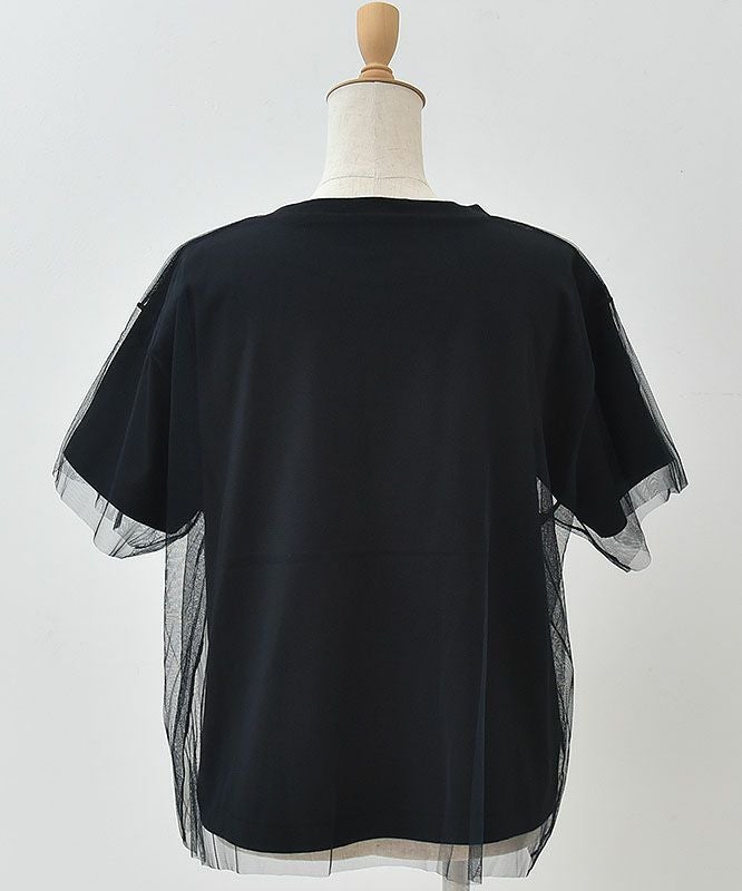  RNA｜チュールレイヤードTシャツ [[M2239]]