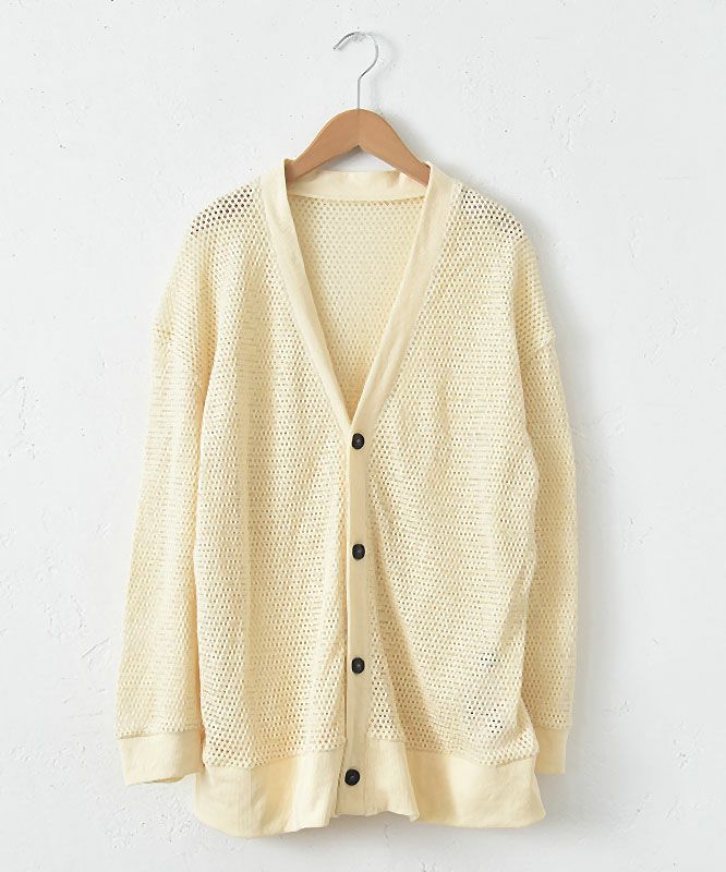  IN THE MARKET｜カラーメッシュカーティガン [[IN-076]]