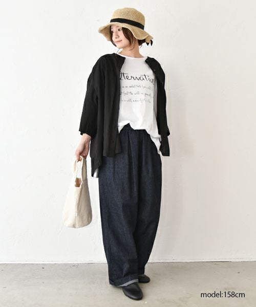 No18｜デニムイージーワイドボールパンツ [[CE1PT231008H]][C]