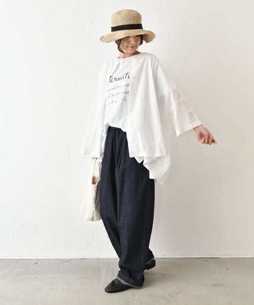 No18｜デニムイージーワイドボールパンツ [[CE1PT231008H]][C]