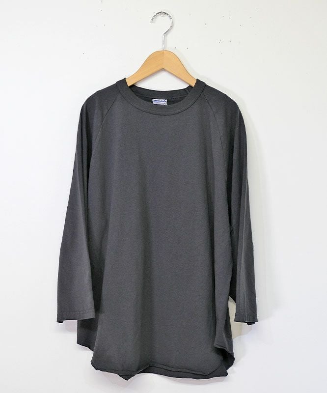 WALLA WALLA SPORT｜7分丈ベースボールTEE [[3/4 BASEBALL TEE SOLID]][D]