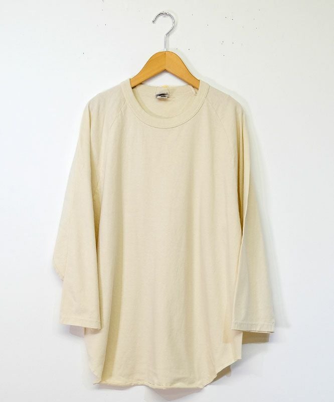 WALLA WALLA SPORT｜7分丈ベースボールTEE [[3/4 BASEBALL TEE SOLID]][D]