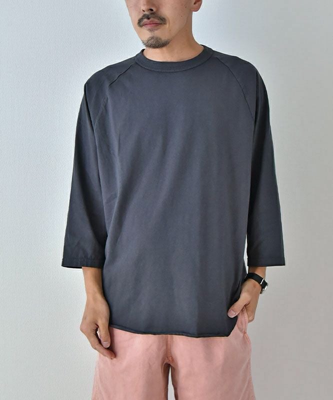 WALLA WALLA SPORT｜7分丈ベースボールTEE [[3/4 BASEBALL TEE SOLID]][D]