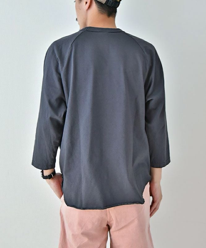 WALLA WALLA SPORT｜7分丈ベースボールTEE [[3/4 BASEBALL TEE SOLID]][D]