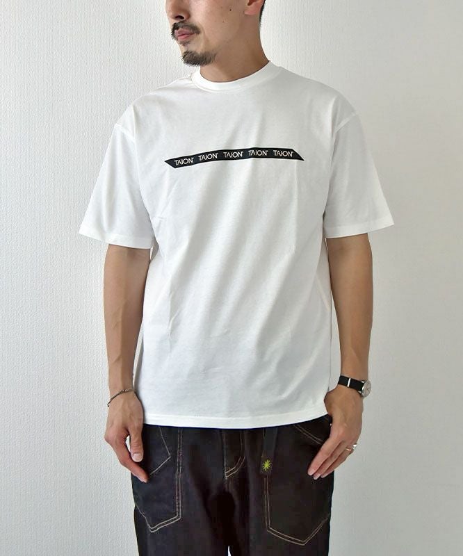 TAION｜BASIC STORAGE T-SH“TAPE LOGO” [[TAION-TS05-PR05]][D]