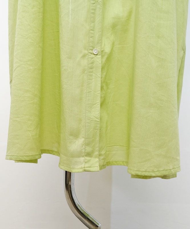 day standard｜バンドカラーボリュームギャザーOP [[36-0088]][D]