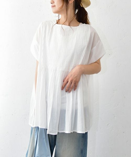 hagumu｜ピンタックプルオーバー [[WHG001]][C]