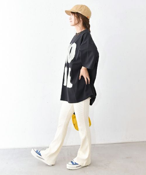 IN THE MARKET｜リブスリムフレアパンツ [[IN-080]][C]