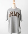Johnbull｜プリントT ARMY GRAY [[TK243C02]]