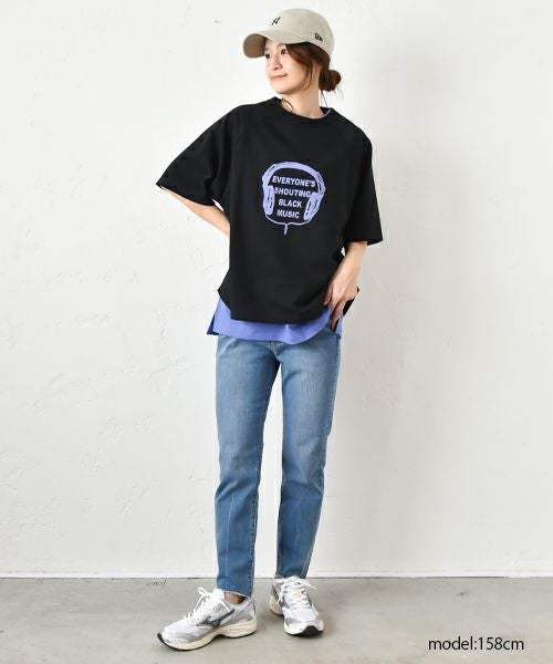 and quarter｜プリントTee [[131276F]][C]