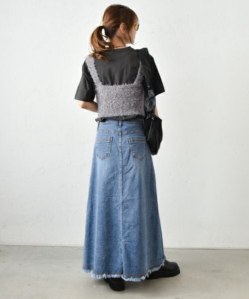 HUMS｜ラメニットビスチェ [[WDQ6856]][C]