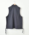 hagumu｜フード付きコットンナイロンベスト [[hag-110]]