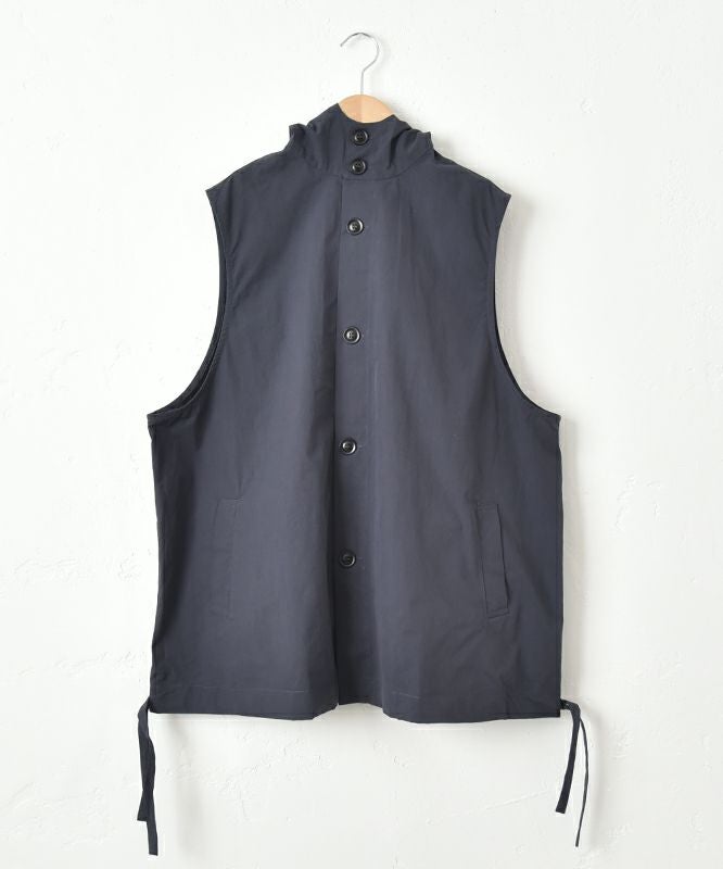 hagumu｜フード付きコットンナイロンベスト [[hag-110]]