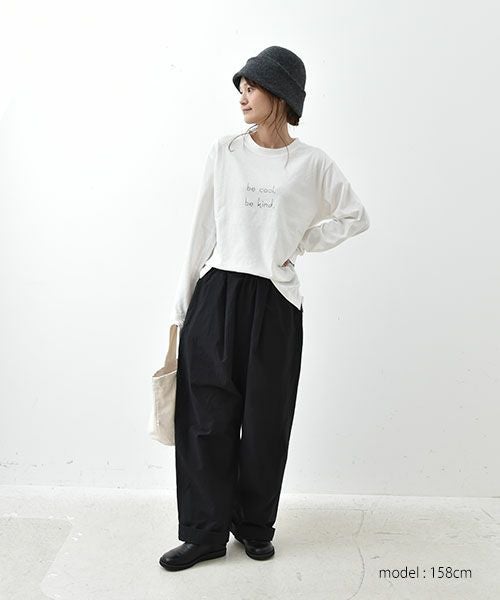 No18｜ロゴ長袖カットソー [[125687]][C]