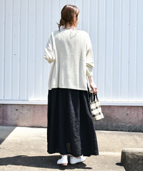 hagumu｜ボートネックニット [[08074]][C]