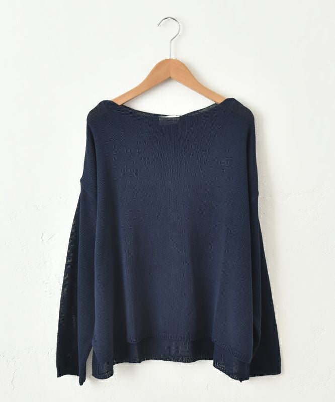  hagumu｜ボートネックニット [[08074]][C]